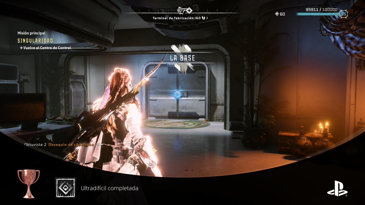 PabloCalleV's tweet photo. Nunca antes habia sufrido tanto con un final boss #ULTRAHARD
 Horizon Forbidden West
Ultradifícil completada (BRONZE)
#PlayStationTrophy #PS5Share, #HorizonForbiddenWest https://t.co/f6GjNPo7Wv
