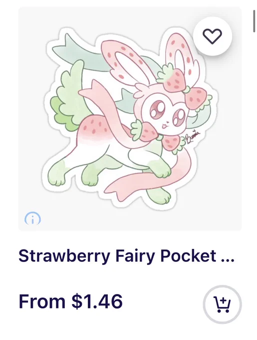 Strawberry Sylveon sticker found   