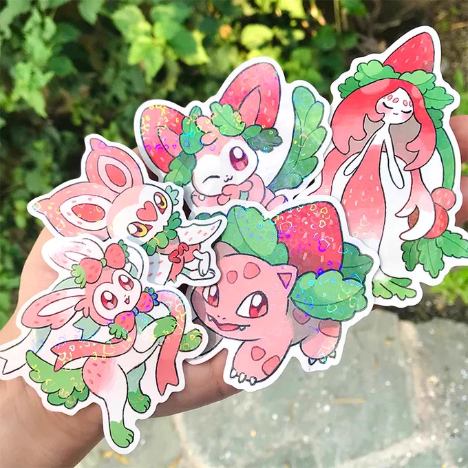 Strawberry Sylveon sticker found   