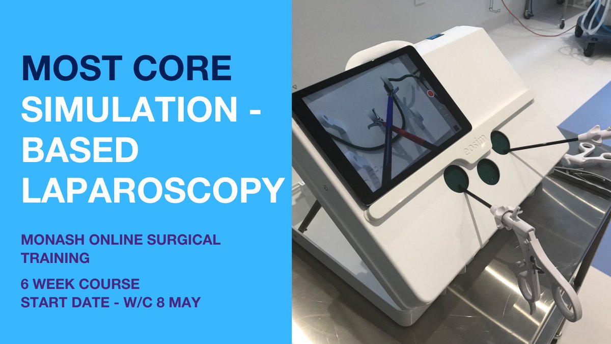 Stay ahead of your surgical game! Sign up for MOST Core and use advanced technology to track your #laparoscopic skills & receive tailored feedback! (you need your own tablet, iPad, or laptop) Sign up via the link below: shop.monash.edu/most-core-simu… @MonashUni @SCSMonash @SimEdRam