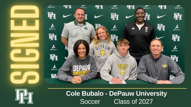 Congrats Cole!
<a href="/DePauwSoccer/">DePauw Men's Soccer</a> <a href="/phhssoccer/">Pendleton Heights ⚽️</a> #WeAreOne