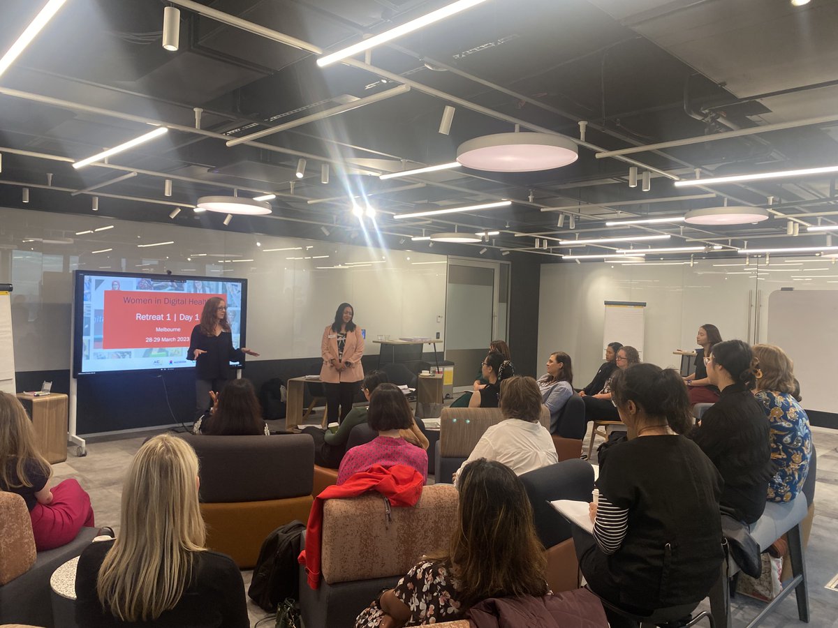 TheInstituteDH's tweet photo. Our Women in Digital Health Leadership program two day retreat kicked off today. During the two days participants will engage in a variety of learning activities with a key focus on learning about individual leadership style. #WiDH https://t.co/KJGal2yIt3 https://t.co/dcQSDwW9tm