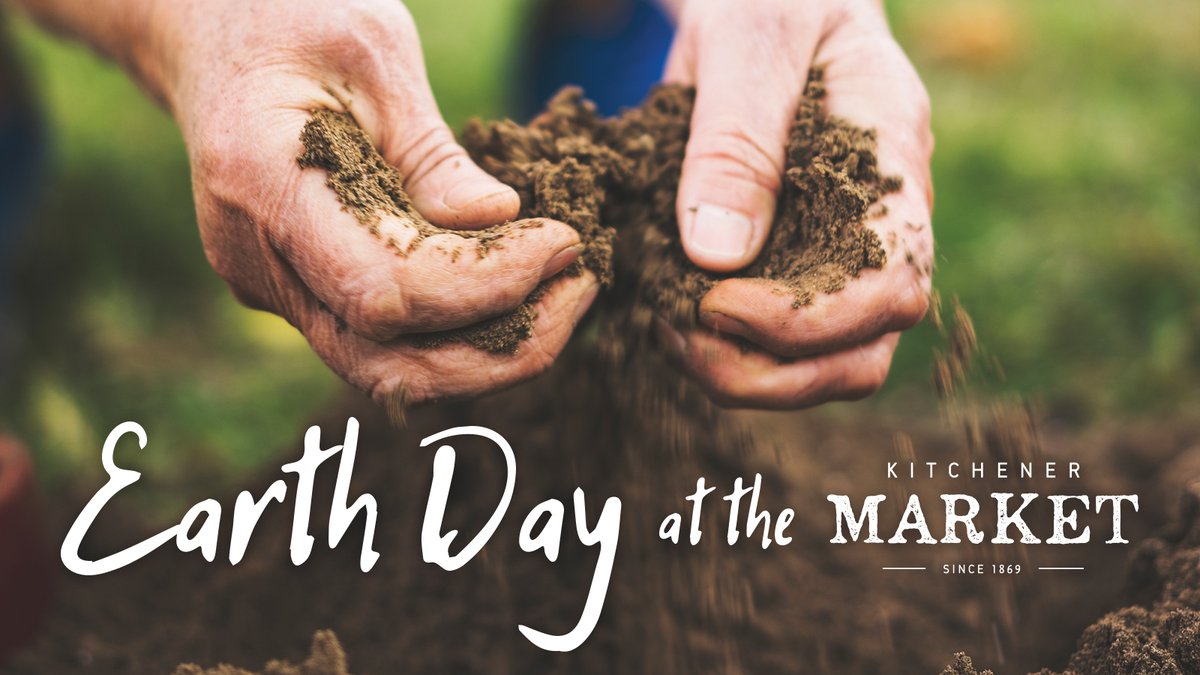 CityKitchener's tweet photo. Celebrate Earth Day at the #KitchenerMarket on Saturday, April 22 from 7 a.m. - 2 p.m. with free drop-in workshops, special Earth Day vendors &amp; more!

Details: https://t.co/eIOiFpoARa https://t.co/tnyivP8im2