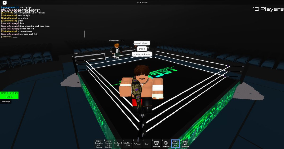 DivineDamianz's tweet photo. @LegacyRWRBLX The Conquerer Samoa Doe is the 1st Legacy Champion (Final Score 5/3/2 gg @Jordanjersey_ @ominteen) #AnotherWorldTitle4Darrien https://t.co/XVv1LO4uhh