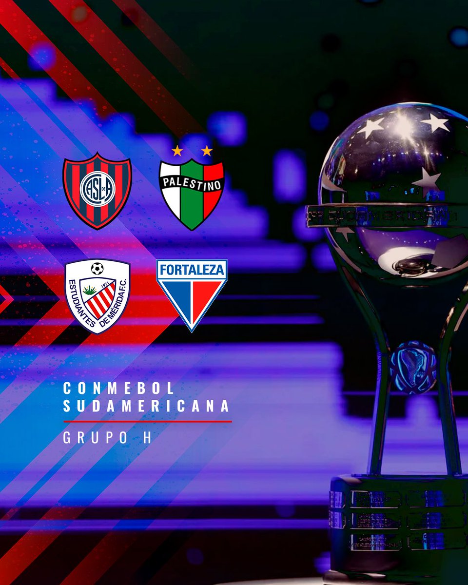 Nuestros rivales en el grupo H de la Conmebol Sudamericana 🌎🏆

🇵🇸 ¡La bandera palestina recorre el continente! 

#VamosPalestino ❤️💚