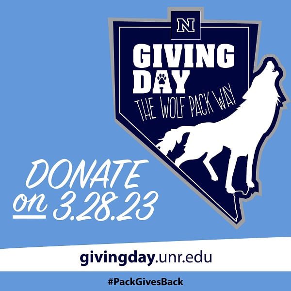 Join us for Day of Giving: The Wolf Pack Way tomorrow, March 28 to make a difference with a gift that supports Nevada Athletics by visiting GivingDay.UNR.edu. #PackGivesBack