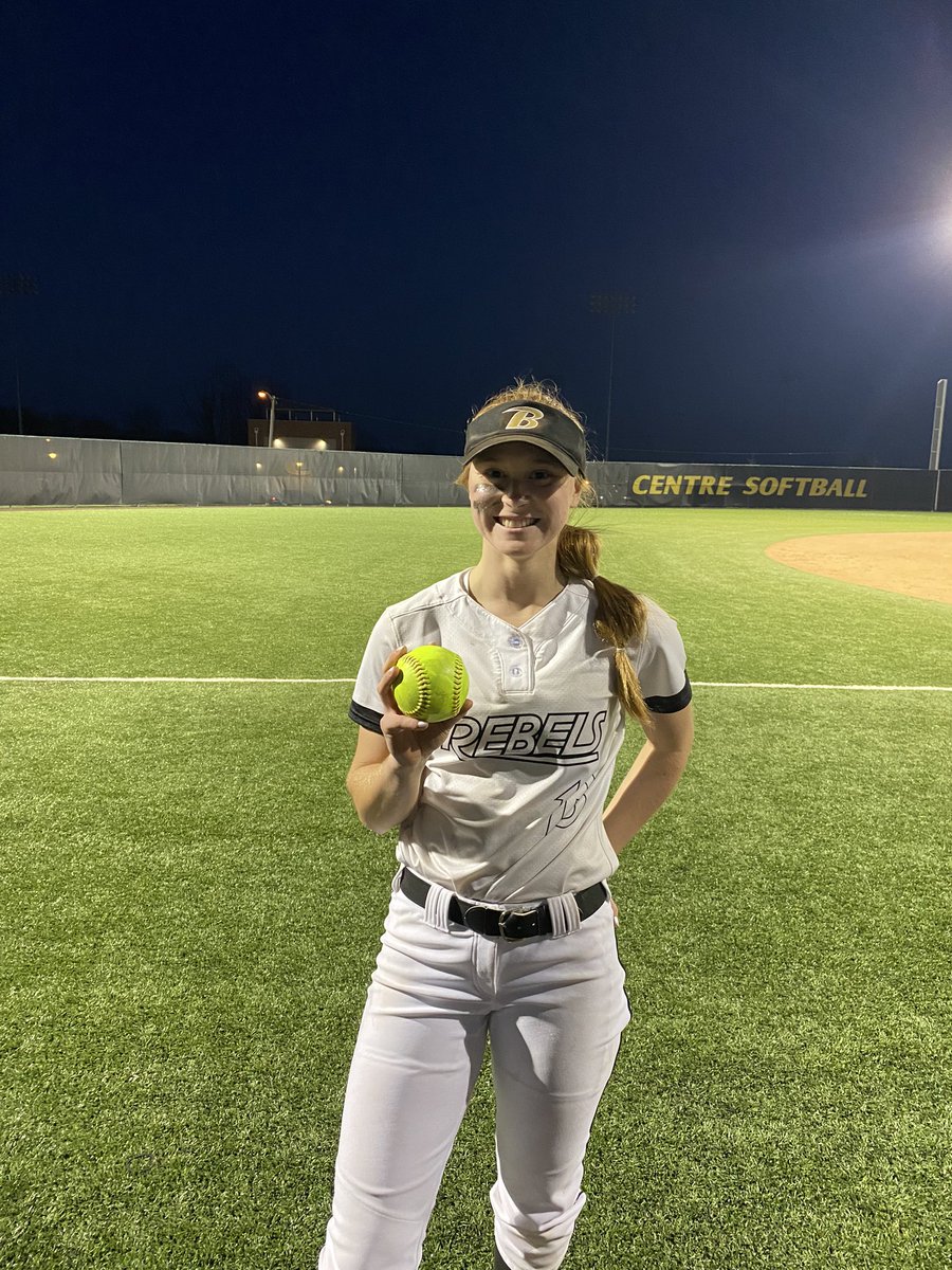 Courtney Sandy with Bomb # 2 on the season.  Keep swinging it !