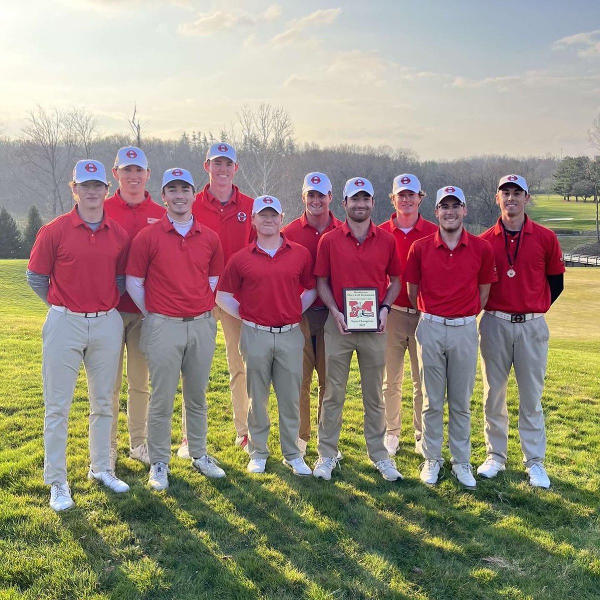 Ott_Athletics's tweet photo. Both Golf teams claim victory at Muskingum Invitational… Coury Rogers (72) ties atop the men’s leaderboard while the women go 1-2-3 behind runaway medalist Becky Williams in front of teammates Emma McGreal and Alexa Luebbe! Full results/recaps online soon.. ⛳️ ☀️ https://t.co/C4zcsFxnB7