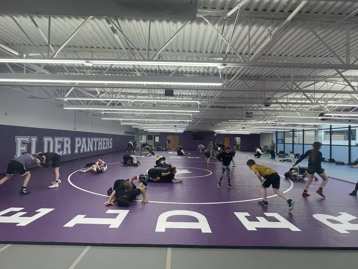 37 wrestlers from 7 different schools for night one of spring practices!