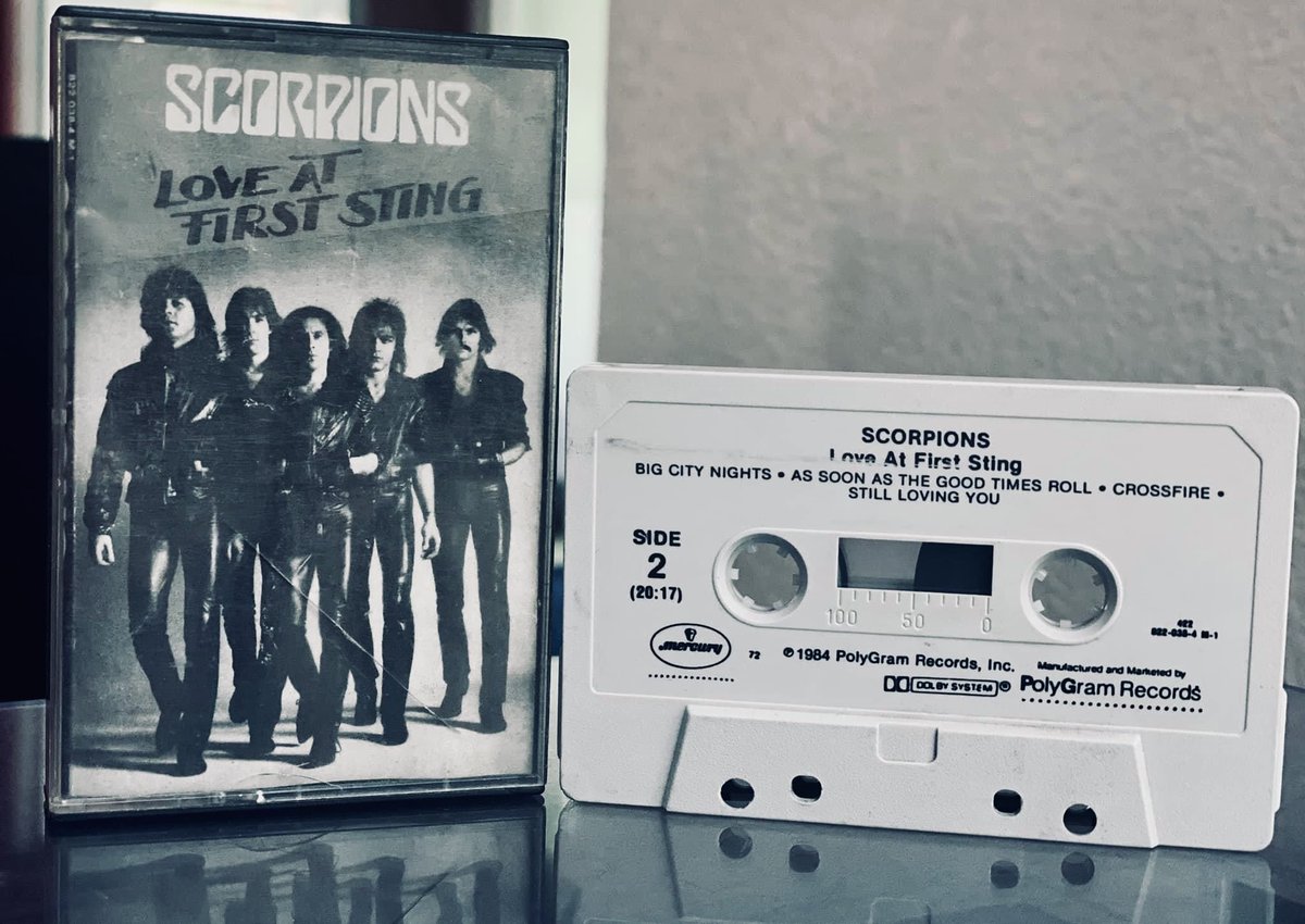 Chris112183's tweet photo. Love at First Sting the ninth studio album by German rock band Scorpions turn 39 years today 🤘🔥🍺🔥🔥🔥
Now playing 📼🔥🔊🔊
Love At First Sting,1984 by Scorpions 
Alternate "clean" cover @scorpions  #cassettecollector #cassettelover https://t.co/frVHqCGXgd