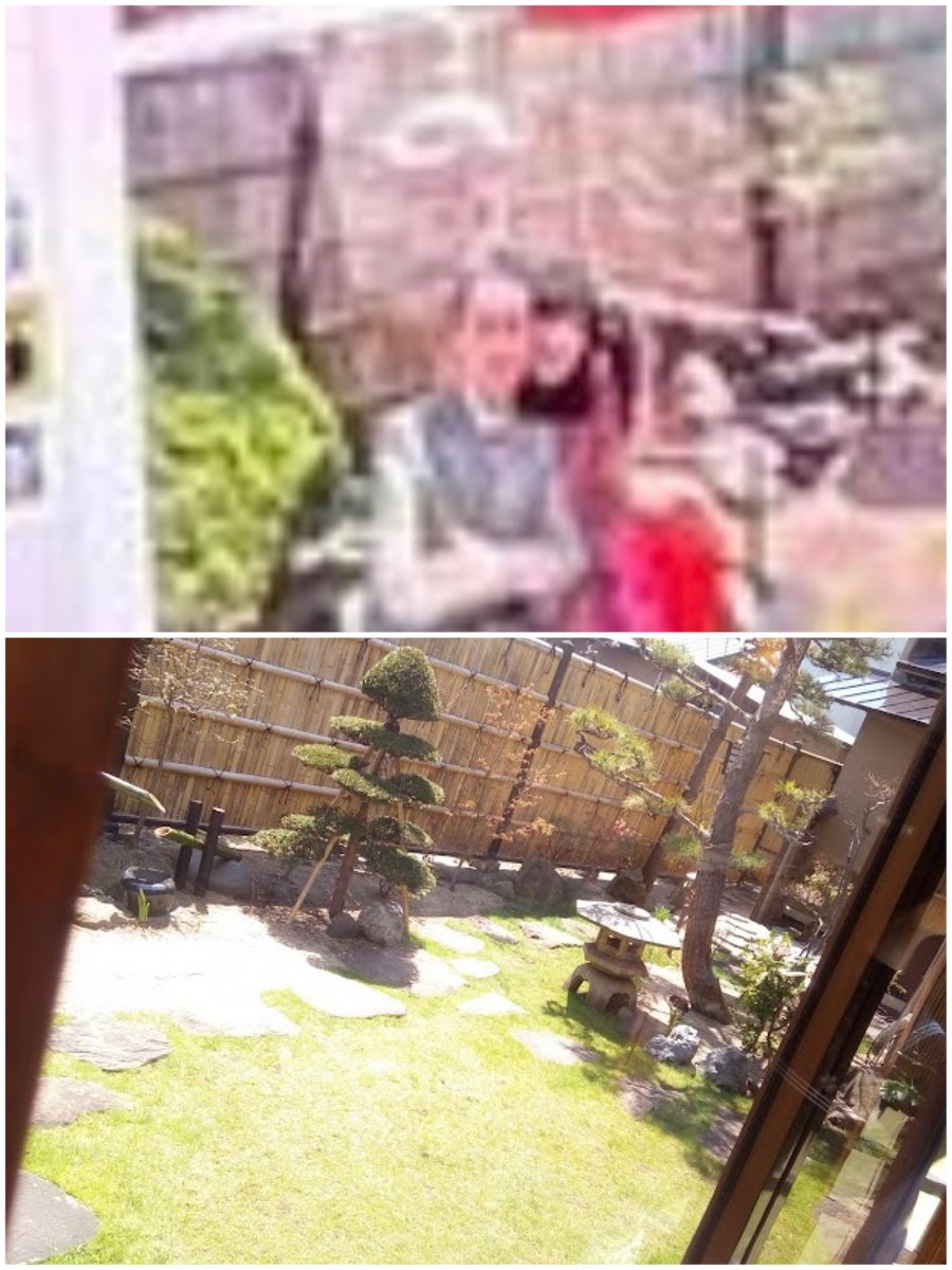 Bonjourxg's tweet photo. パソコンに見えてる2人の写真、披露宴の時のかな？場所(お庭)の感じが似てる🤭❤️
#スダナナ https://t.co/7W2MMP3LDw