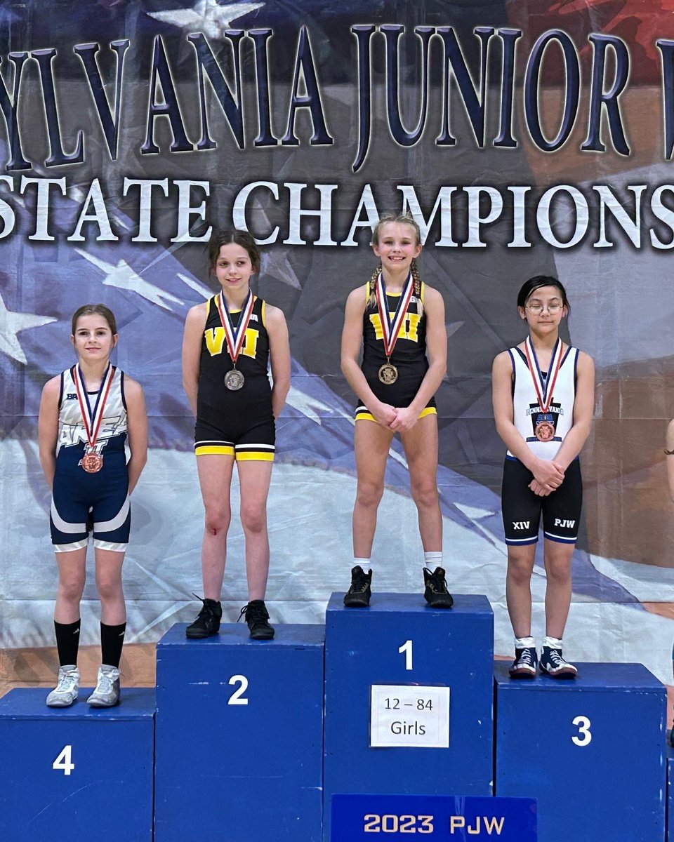 JamieSilva40's tweet photo. What a fun month for Isla. Champion 3x!  And signing autographs! ❤️ even at 11 years old she is a great role model for young female wrestlers… #proud of all the @MtLebanonSports wrestling girls that competed and so many stood on the podium! #shwa! https://t.co/ZFeGrPRtz1
