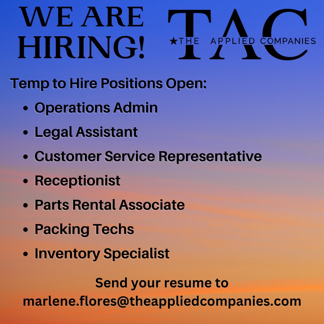 TheAppliedCo's tweet photo. If you’re ready to take the next step in your career, our Executive Recruiters are here to help! We'll help you build your resume, practice your interview skills, and find the perfect job. https://t.co/Bu1P9Lyo5t https://t.co/5rIQF3OK36