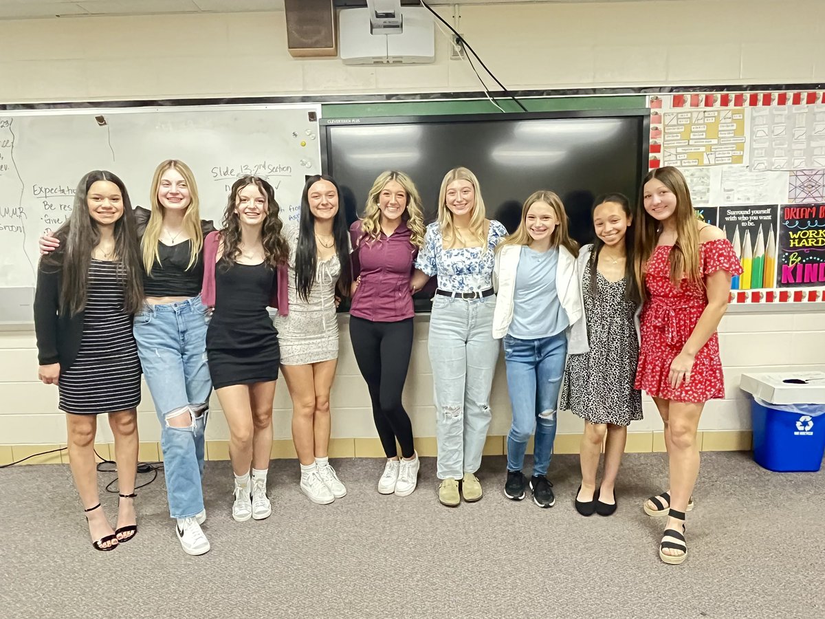 gymnasticsdevil's tweet photo. End of season banquet. So proud of all the girls! Good luck to our seniors Elise &amp; Jess on their next adventures! https://t.co/J2oDbO3QY0