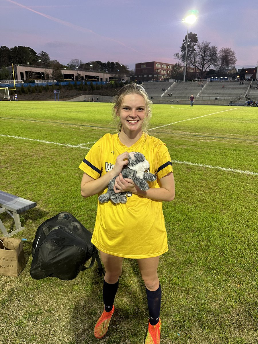 Varsity wins 2-0 over <a href="/WFCougarSoccer/">Wake Forest HS Soccer</a>. Goals from Marissa Antonelli and Katelyn Burnette and an assist from Carter Ramey. Wildcat of the match is Lauren Hollis with 8 total saves to keep the shutout one being a 1v1 and another from a great free kick #coyc