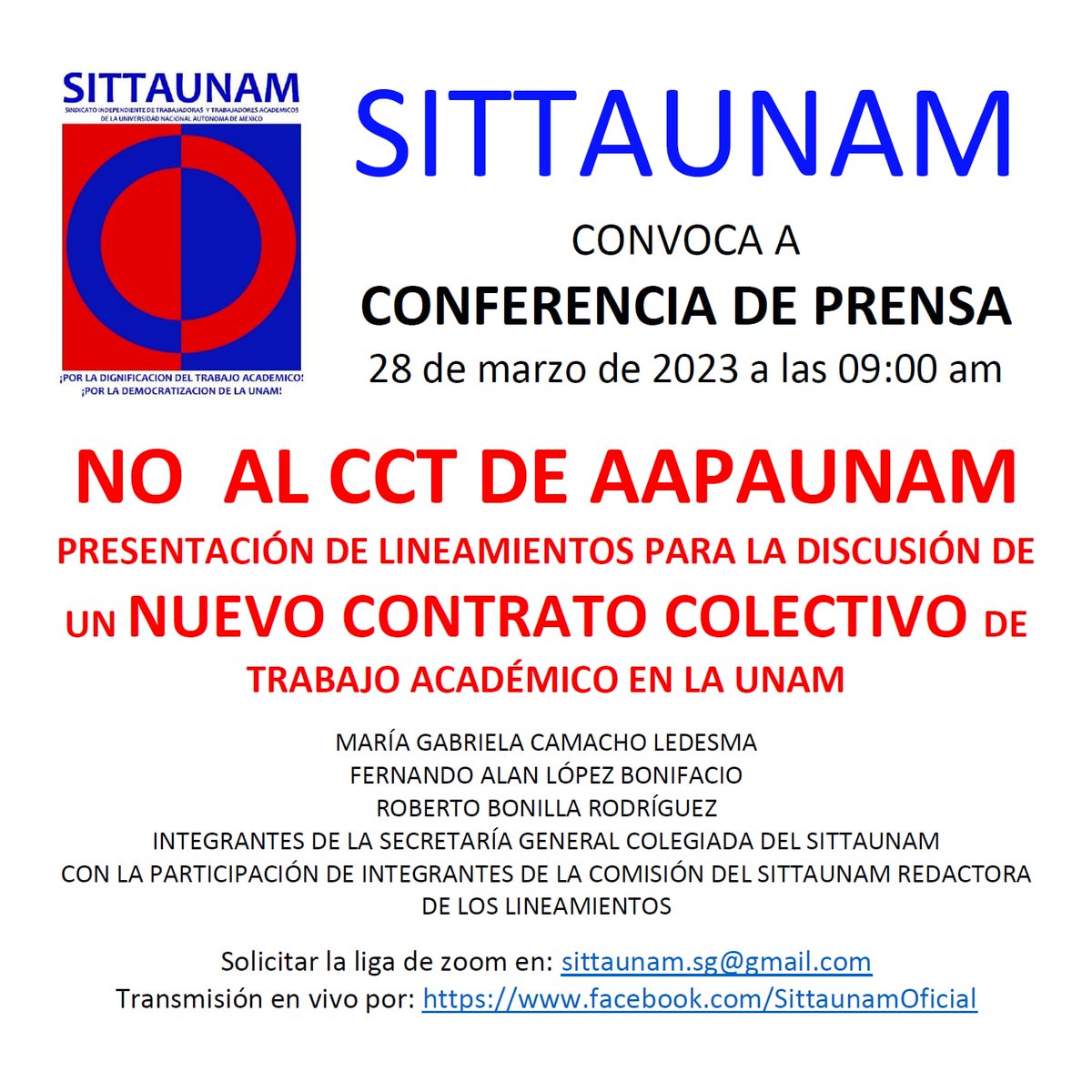 sittaunam's tweet photo. Vamos por un nuevo y más justo Contrato Colectivo de Trabajo, construyámoslo en colectivo. https://t.co/Ycf3iOKbDH
