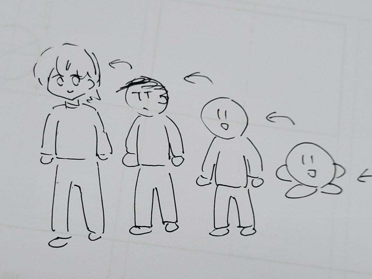 人間の描き方の記憶これしかない 