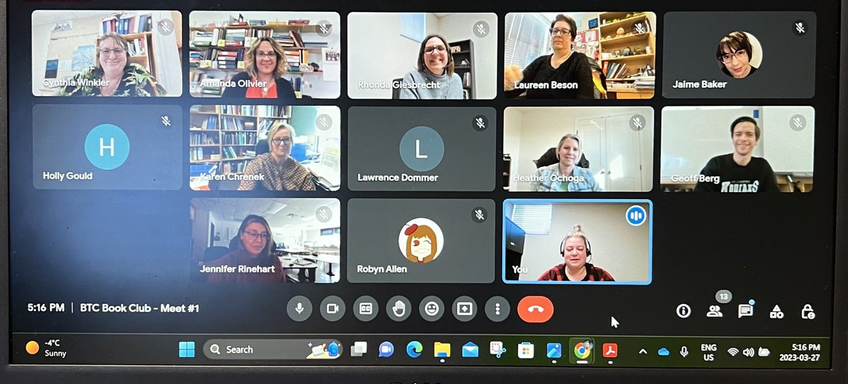 First meeting of our @PWPSD Building Thinking Classrooms book club was a success! Thanks for the great discussion. We can’t wait to meet again and continue our conversation. Have fun #buildingthinkingclassrooms @RhondaGiesbrec2 @pgliljedahl