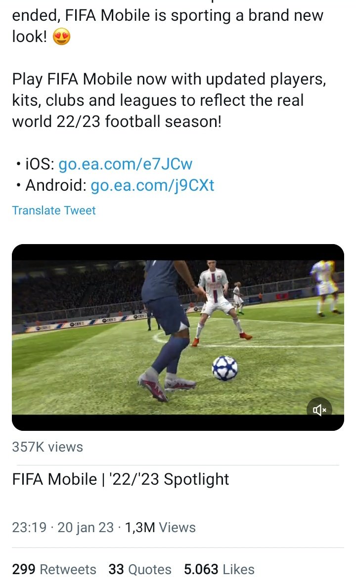 FIFA Mobile  '22/'23 Spotlight 