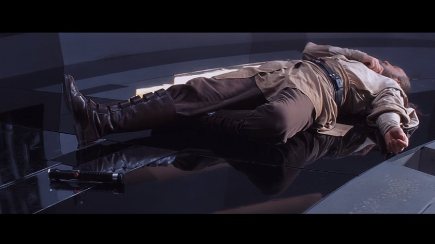euisung's tweet photo. I killed #QuiGonJinn prematurely. In #PhantomMenace I added a zoom-in to this shot and I noticed that he was still breathing. My sup said yes when I asked if should stop his breathing because we both thought he was dead. First screening of the movie was full of surprises. https://t.co/qTzXfeo2n6
