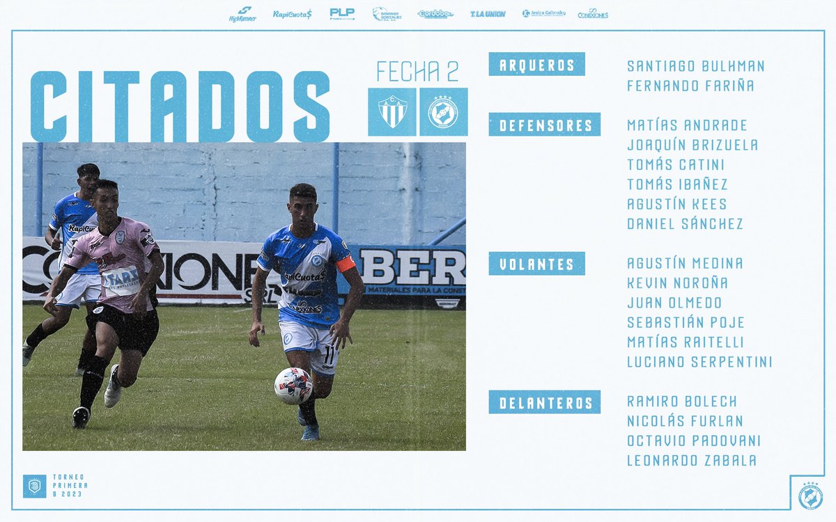 VSCJuveniles's tweet photo. 🚌 LOS 18 QUE VIAJAN

📝 Esta es la lista de futbolistas que mañana viajan a Merlo, para disputar la segunda fecha del campeonato.

🙌 Con estos elegidos por Profeta, la Reserva buscará sumar de a tres por primera vez. ¡Arriba el Cele!

#SomosVillaSanCarlos 🇧🇼 #VamosLaVilla 💙 https://t.co/ZLXs4ifOKP