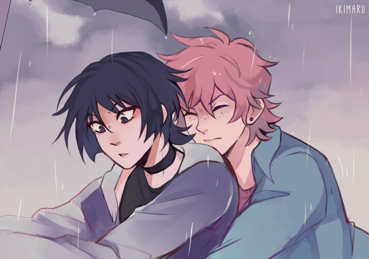 ikimaruart's tweet photo. ☂️💧:’) #chiscara https://t.co/UDM9NvFzOL