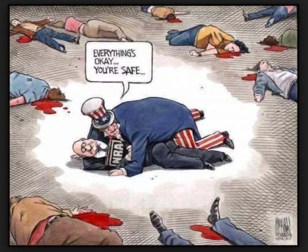 We included this cartoon in our book #BeatingGuns. 

It's time to stop protecting the NRA and guns...
and start protecting people.

[cartoon by: <a href="/CH_Cartoon/">Bruce MacKinnon</a>]