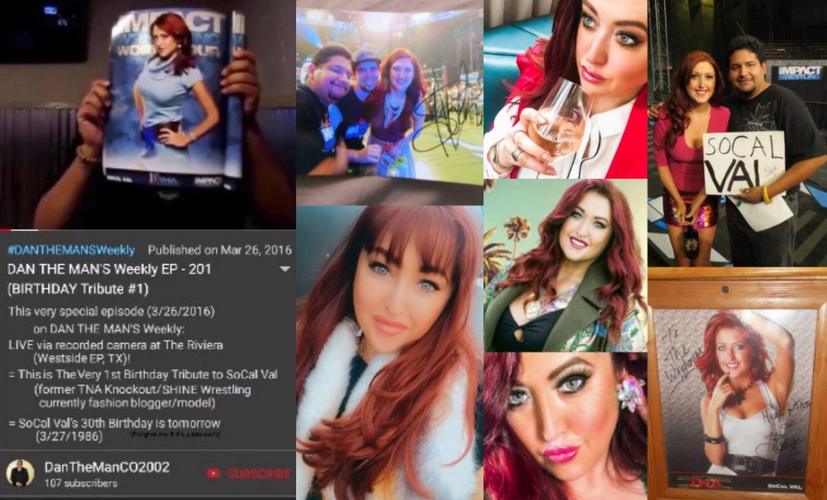 DanTheManCO2002's tweet image. @SoCalValerie #TBT It's been seven long years since I first created my BIRTHDAY Tribute
#SoCalVal was my first 

Here's the #DANTHEMANSWeekly
#TBT from seven years ago (3/27/2016)
My very first BIRTHDAY🎂Tribute to SoCal Val

⬇Watch My Blog⬇
youtu.be/A5tl_xiC-oo