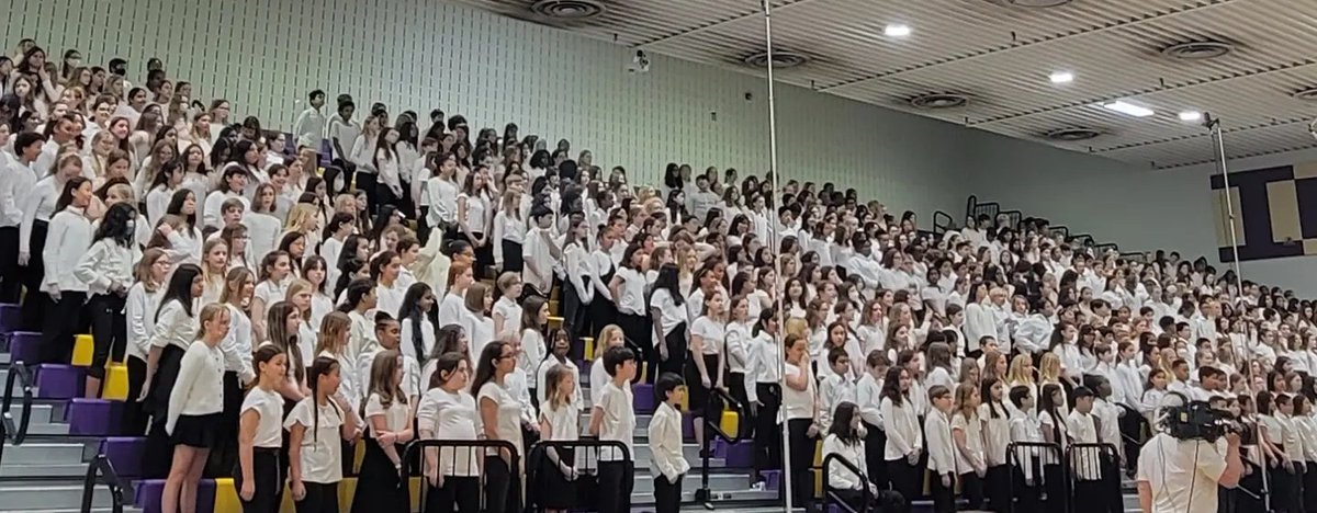 All County Chorus students in action!