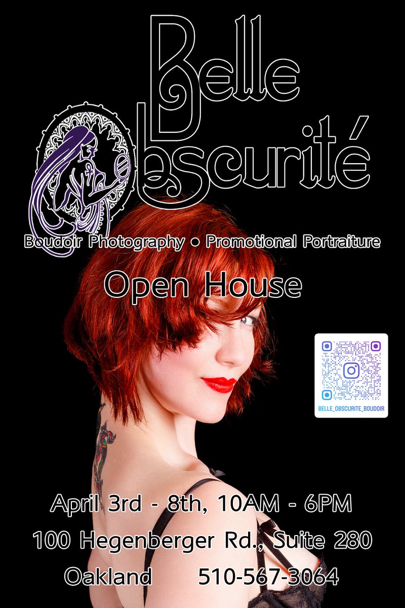 BObscurite's tweet photo. Having an Open House for my first studio and officially launching my business doing boudoir photography.

I  also shoot promotional photos and photosets for entertainers, performers, cosplayers and content creators. https://t.co/g7cbFzlqhz