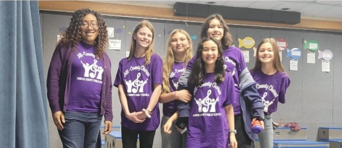 I think it's safe to say we had a great weekend. We wore our All County Chorus shirts today and spent time talking about our favorite parts of the weekend!