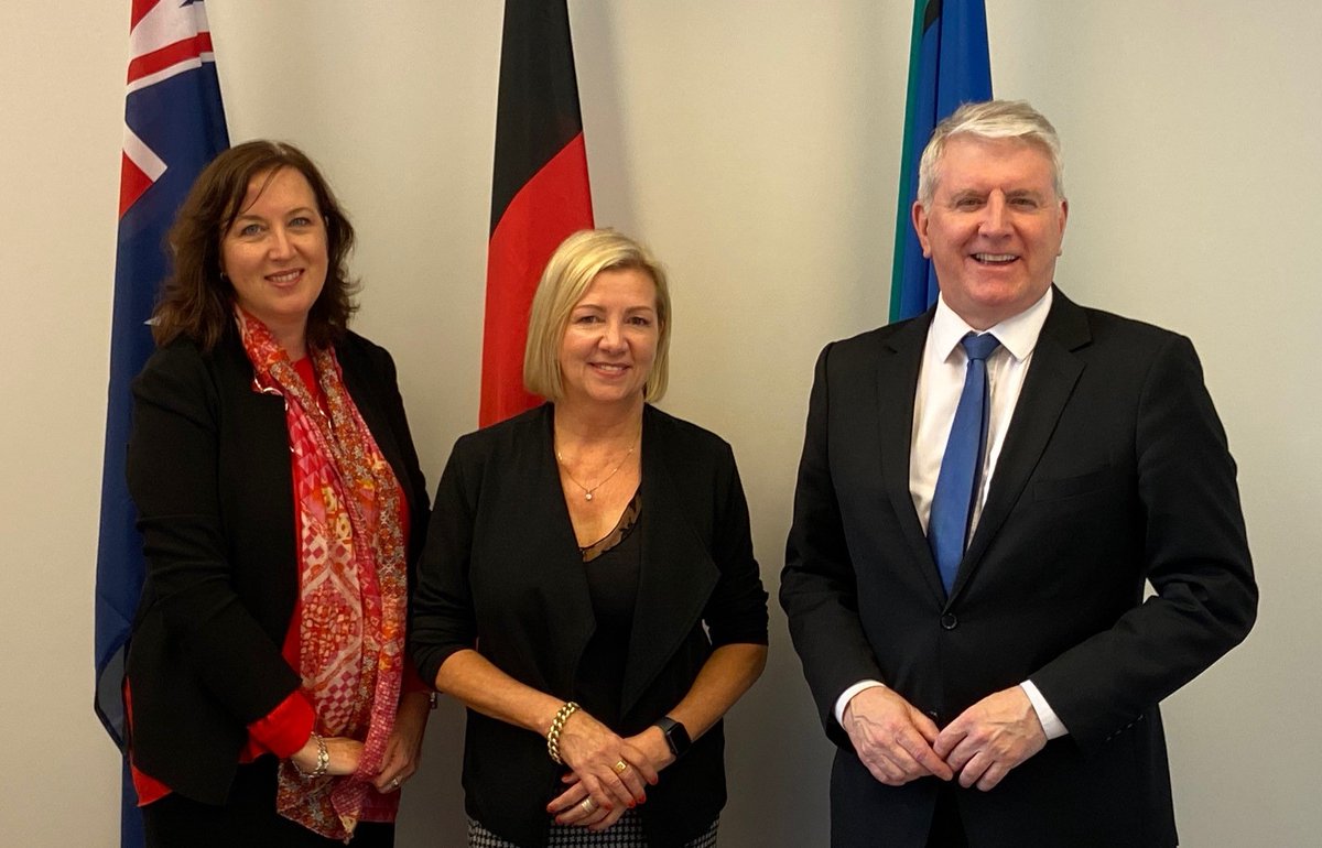 Was a great pleasure to discuss the AUKUS workforce requirements and apprenticeships with <a href="/BOConnorMP/">Brendan O'Connor</a> at Parliament House.