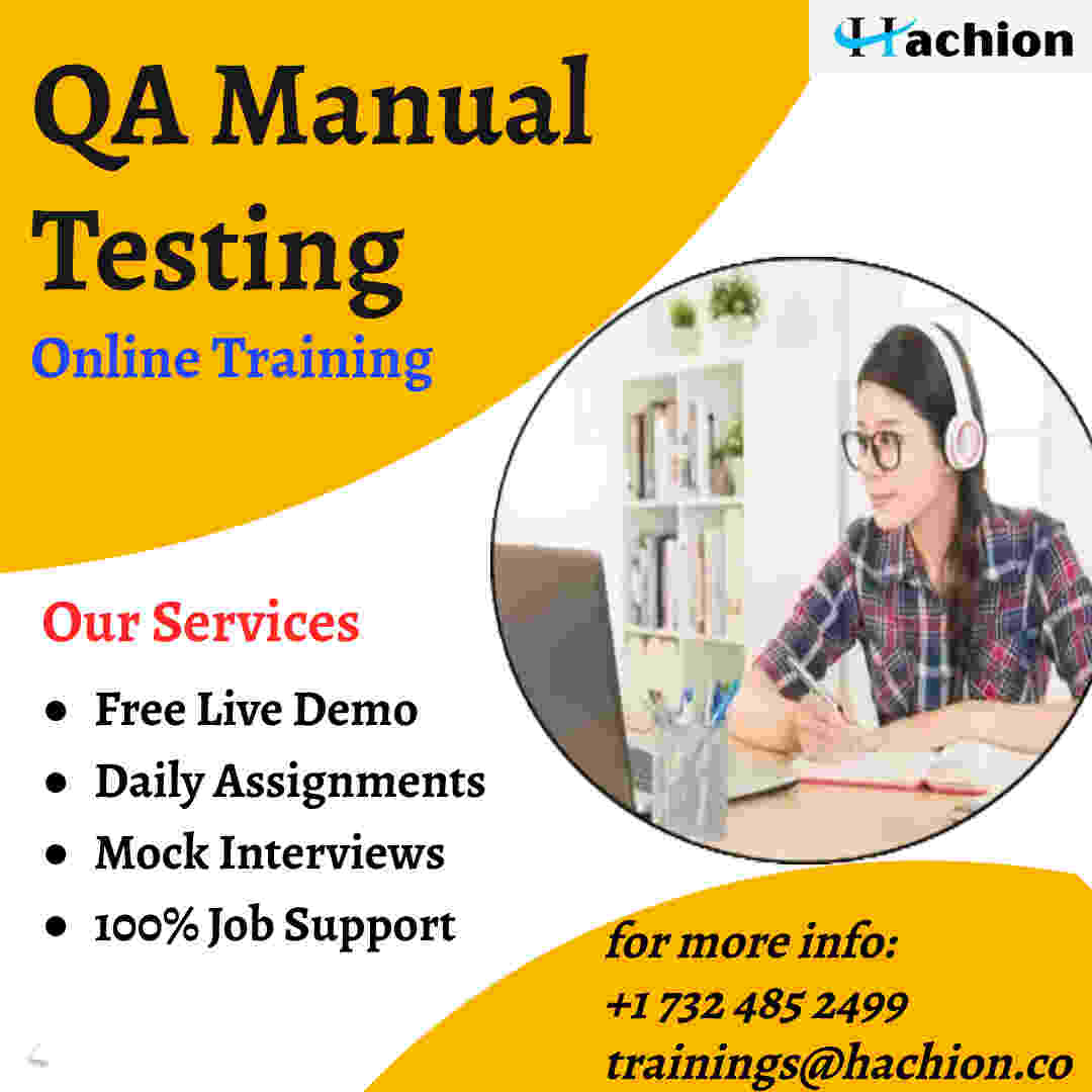 PriyaHachion's tweet photo. QA manual testing is the best option to choose and plan your career in the right way
๐๐ป https://t.co/as0W4ndiLy
#qa #qamanual #qamanualtesting #qatraining #qatesting #USA #india #hachion #onlinecourses #onlinetraining #qamanualtesting https://t.co/YUDPZNpaWp
