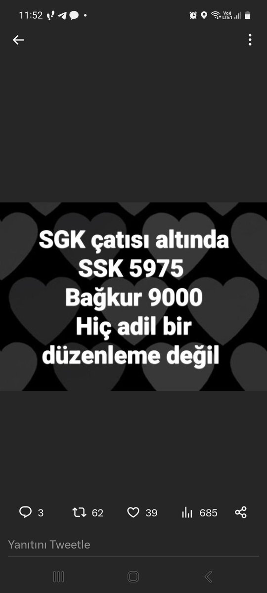Ramazan03016495's tweet photo. Fabrikatör değiliz kıt kanat geçinen esnaflarız!! #eyt,de eşit şartlarda emeklilik hakkımızdır!!
#Bagkur #Tescil #Pirim #ihya 
Magduriyetleri giderilmelidir!!!
@RTErdogan @tcbestepe @fahrettinaltun @dbdevletbahceli @vedatbilgn @csgbakanligi 
#sali
#BagkuraAdaletEsitPrimleOlur https://t.co/CfhYJrOZe9