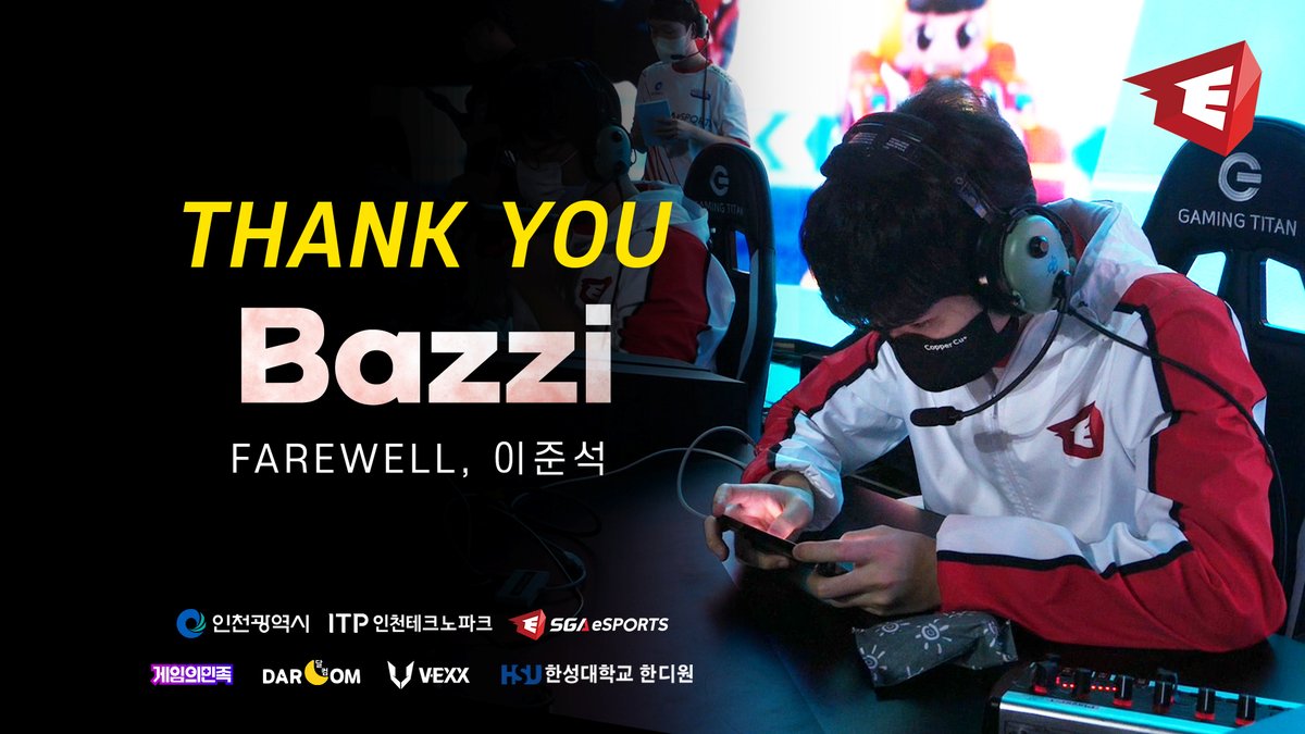 SGAeSPORTS's tweet photo. 안녕하세요 SGA 인천입니다.

카트라이더 러쉬플러스 선수단
HELLEN, LighT, SORYEONG, Bazzi 선수와 계약이 종료되었습니다.

그 동안의 노고에 감사드리며
앞으로의 행보를 응원하겠습니다. https://t.co/tB67sREGdd