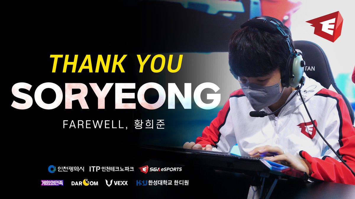 SGAeSPORTS's tweet photo. 안녕하세요 SGA 인천입니다.

카트라이더 러쉬플러스 선수단
HELLEN, LighT, SORYEONG, Bazzi 선수와 계약이 종료되었습니다.

그 동안의 노고에 감사드리며
앞으로의 행보를 응원하겠습니다. https://t.co/tB67sREGdd