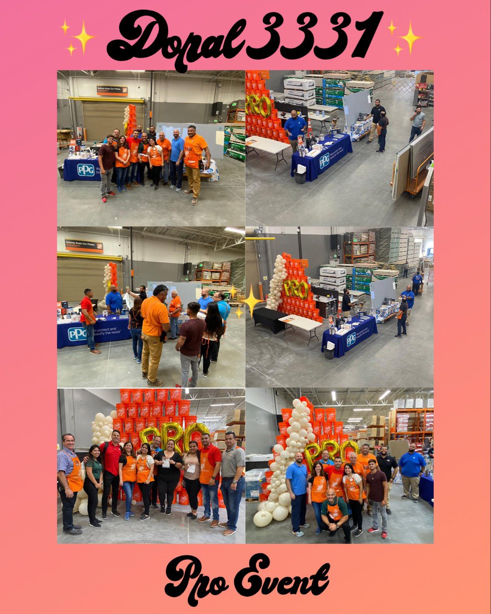 Doral 3331 celebrating Pro Appreciation Week thanking our Pro customers for what they bring to the store through their loyalty everyday and GETting involved with new Pro Xtra sign ups👏🏼🥳🎉 <a href="/wcork19/">Warren Cork</a> <a href="/rose_taylorwood/">Rose Taylor</a> <a href="/darien771211/">Darien Store Manager Doral 3331</a> <a href="/llano_rosendo/">Rosendo Llano</a> <a href="/AcandaArlet/">Arlet Acanda</a>