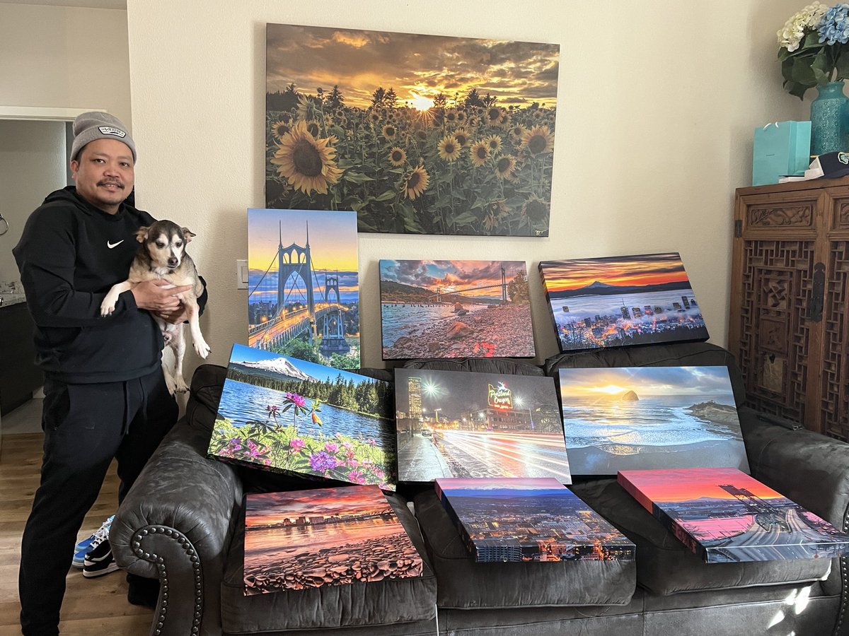 clifford_paguio's tweet photo. Delivered some Canvas prints today for my clients.  
#pnw #art #prints #canvas #canvasprints #printing #artist #oregon #oregonian #portlandpdx #pdxnow https://t.co/YCj1Fx61ew