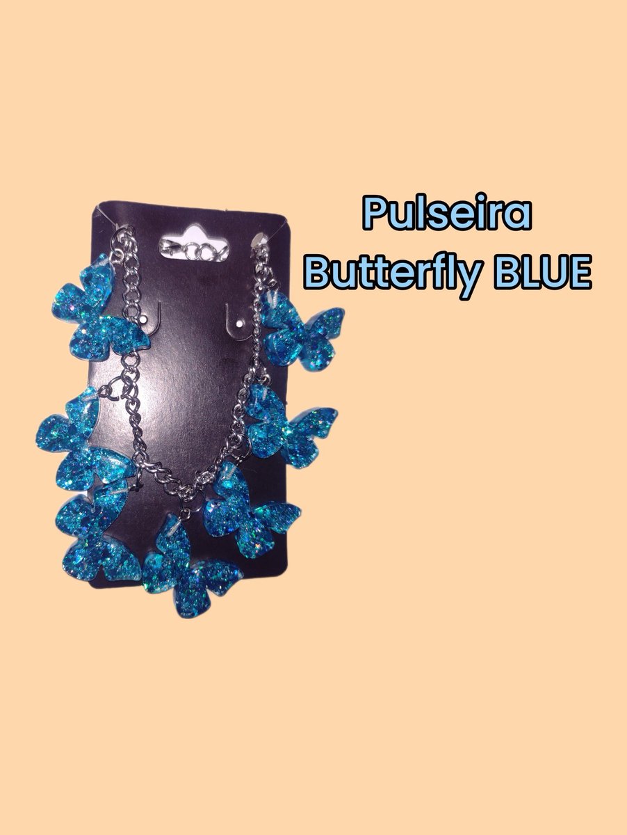 Pulseira Butterfly Blue
#compredequemfaz 
#lucianohuck 
#butterfly 
#blue