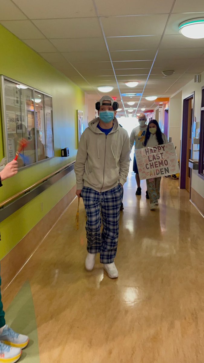 Today we got pictures and celebrated our biggest W of the year no matter how many games we win. <a href="/AidenHanna12/">Aiden Hanna</a> last chemo treatment!  Can’t wait for him to be back on the field with his Talbot teammates!  <a href="/TribLiveHSSN/">TribLive HSSN</a> <a href="/PGVarsityXtra/">PG Varsity Xtra</a> <a href="/Hampton_Talbots/">Hampton Township SD</a> <a href="/HTSDAthletics/">HTSD Athletics Department</a>