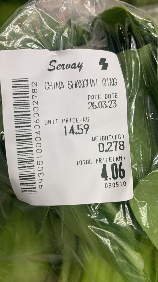 DenciShahrizal's tweet photo. Kenapa Pasaraya Servay lebih memilih import Pak Choy dari China sedangkan kita boleh hasilkan Pak choy lokal? 

Sebabnya seperti berikut:-

#ThreadTani https://t.co/xBLutfL3Kd