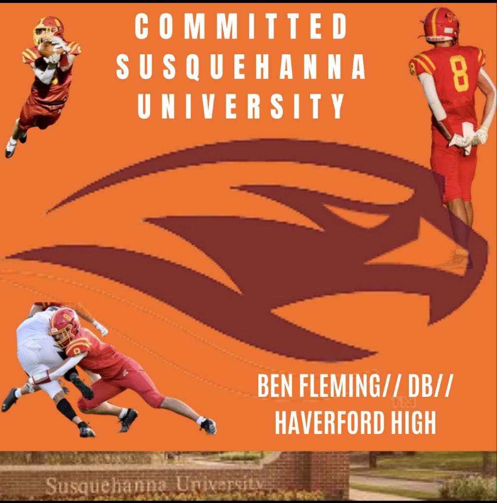 Excited to announce my commitment to Susquehanna University! <a href="/FollowTheRuless/">Coach Pat Ruley</a> <a href="/SUCoachPerk/">Tom Perkovich</a> <a href="/HHSFordsFB/">Haverford High Football</a> <a href="/CoachDoc_HHS/">Luke Dougherty</a>