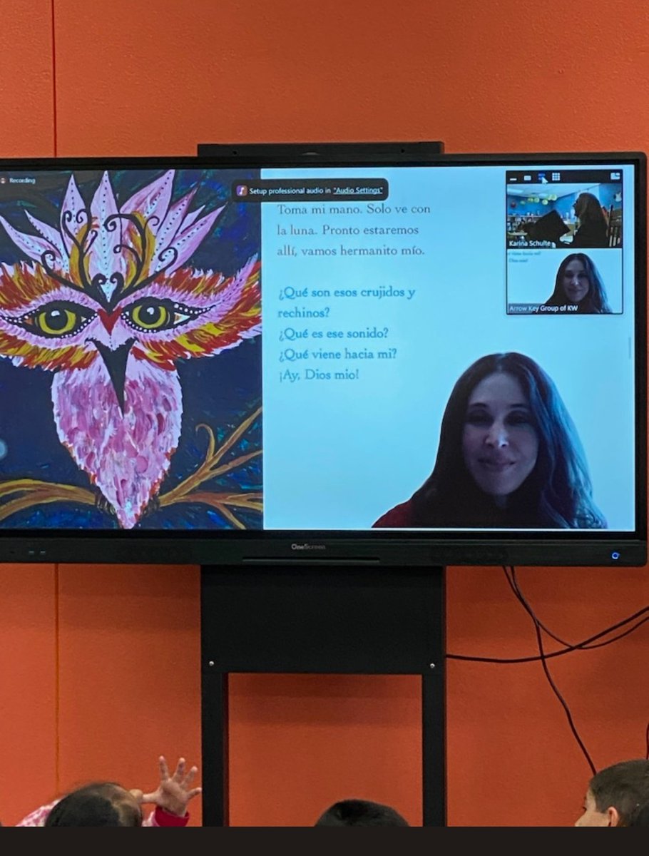 KSchulte_TISD's tweet photo. What a treat for @TornilloISD to welcome author Jonna Magnussen  aka my talented stepdaughter! @SAguirre_TISD @aerives_TISD #TISDSTRONG #gowiththemoon #veconlaluna https://t.co/EXh9hwFCw5
