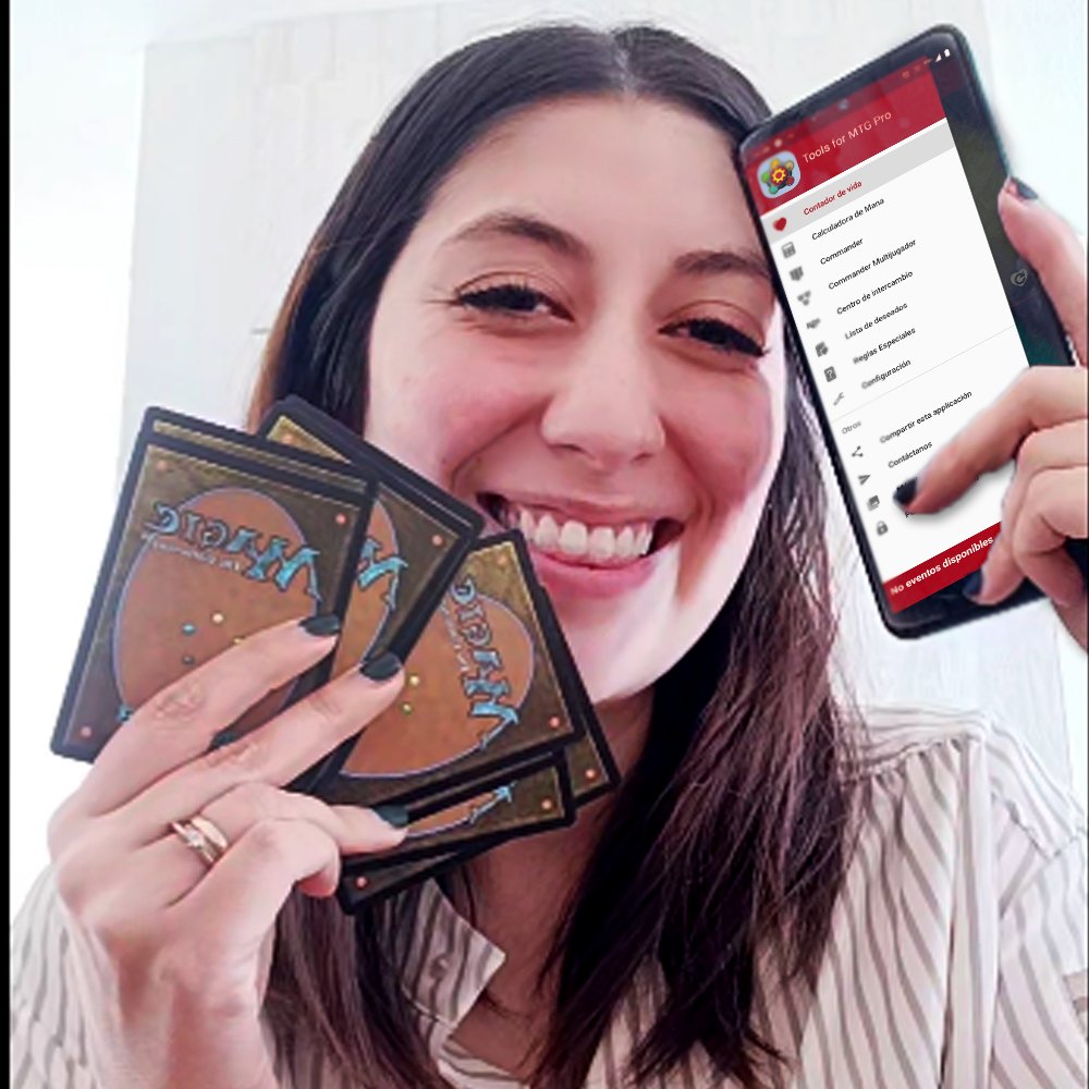 Nueva actualización de Tools For MTG.✨
 Es una app para ayudar a los jugadores de Magic con una calculadora de mana, contador de vidas, energía y veneno, y mi parte favorita... Centro de intercambio ✨
Descarga: play.google.com/store/apps/det…

#magic #MTG
