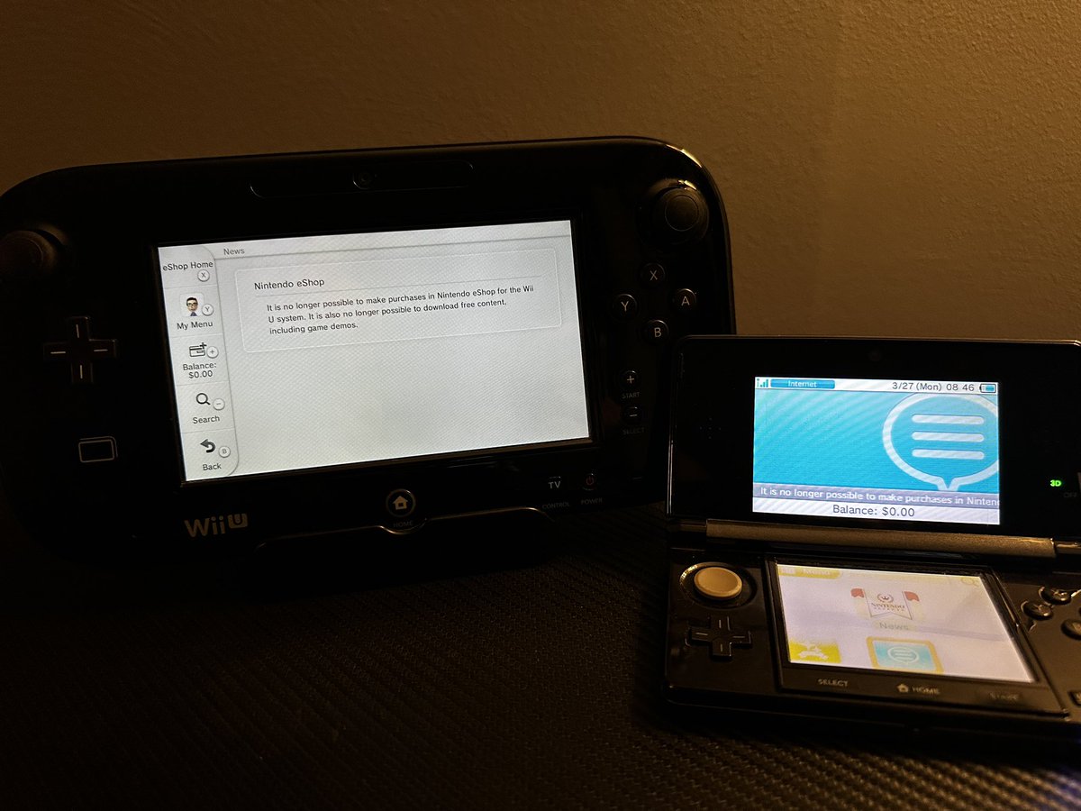 ChipssLive's tweet image. RIP - Wii U and 3DS eShops

You will be missed. 🫡