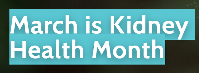 baitrorange's tweet photo. Happy Kidney Month to my fellow single kidniers! https://t.co/JpUWXK8S9R