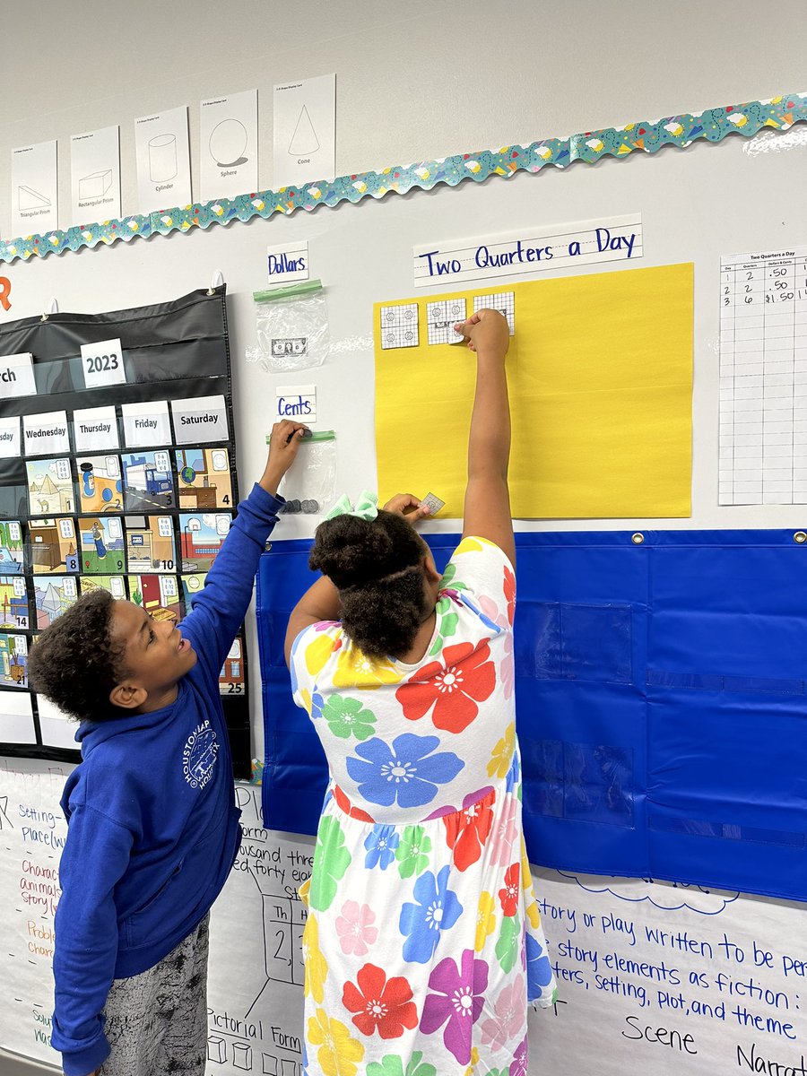 mrs_kayhernan's tweet image. Love seeing my students take charge of their learning during Number Corner! @HumbleElemMath #MarchMathMadness