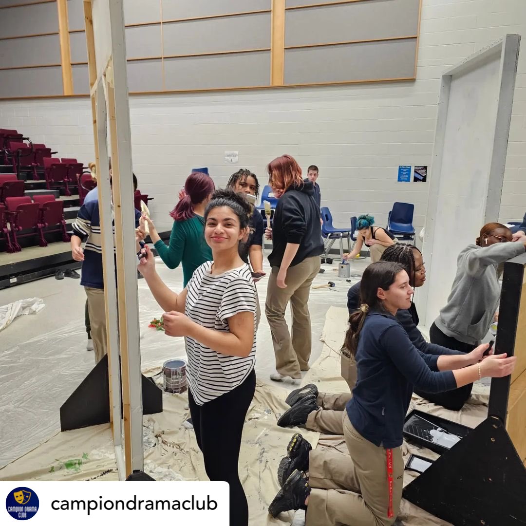 EdCampionCSS's tweet photo. @campiondramaclub Every good performance has an origin story...ours is just beginning! #watchusrun #may17-18 https://t.co/a5mkjz22Rd