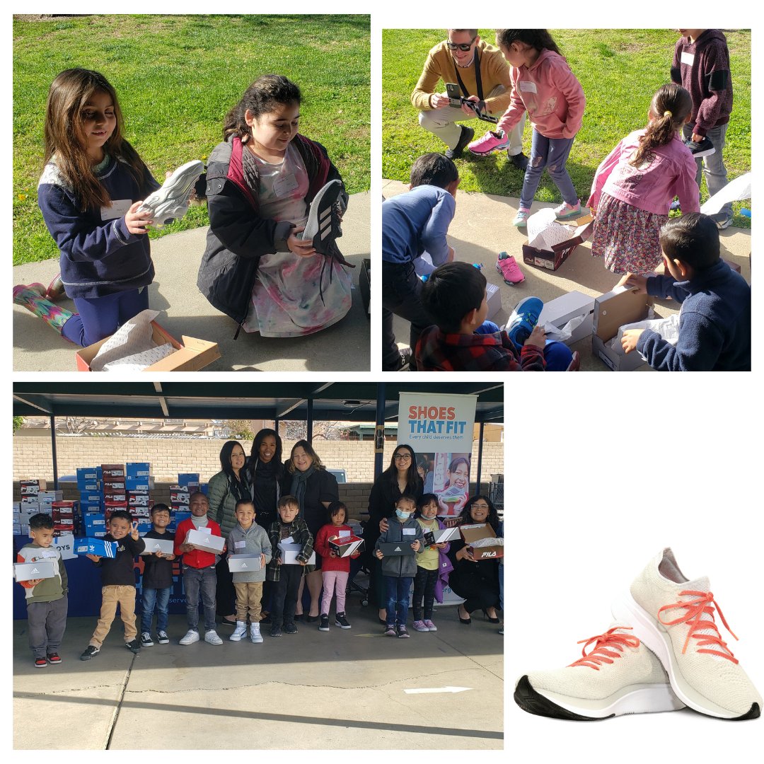 Grateful to Shoes That Fit and Enterprise for their donation to our Tigers! All our students got new shoes today!  @dr_ambriz_pusd @BarfieldOM @PomonaUnified @ShoesThatFit