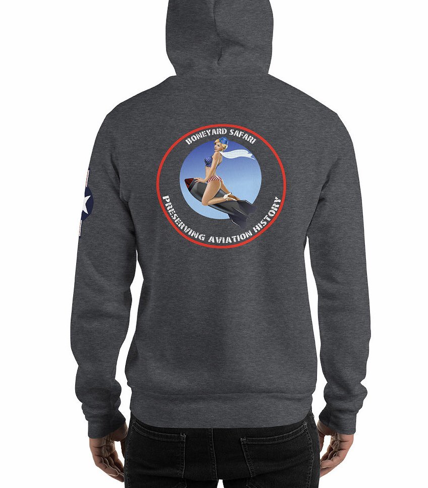 Boneyardsafari's tweet photo. Ok gang we have been at work today with our new #sparkvark EF-111 Hoodie, so we are mixing it up a bit and adding a roundel on the left sleeve. We want to hear from you on what you like!
https://t.co/KrSiELHYz0
#usaf #ef111 #ef111raven #aviationsafari #aviationpreservation https://t.co/zuuDyXvYrn